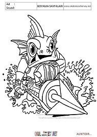 Skylanders boyama sayfaları